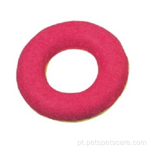 Donut Brinquedo de mastigação de cachorro de borracha macia
